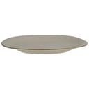 [458140719] Servierplatte Goldrand 32,5x22,5 cm Mitterteich Elfenbein mit gebraucht - gut Bild 2