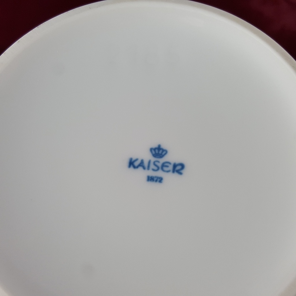 [458140734] Deckeldose Vorratsdose Vorratsbehälter 16 cm Kaiser-Porzellan Weiß gebraucht - gut Bild 5