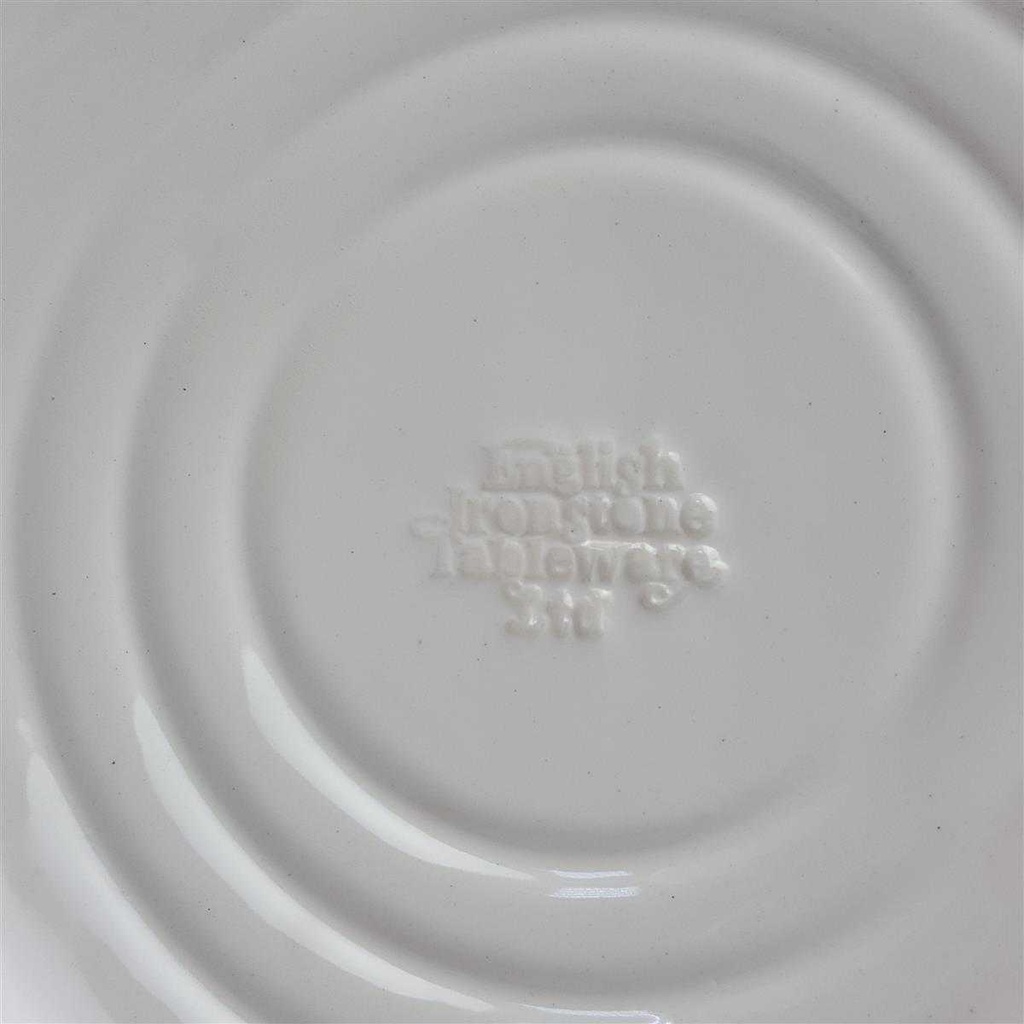 [458140736] Speiseteller Essteller 24,7 cm English Ironstone Tableware (EIT) EIT England Chatsworth House Derbyshire Rot gebraucht - sehr gut Bild 5