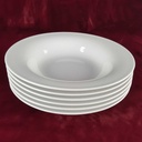 [2119078] 6er Set Suppenteller 24,2 cm Arzberg Weiß gebraucht - gut Bild 4