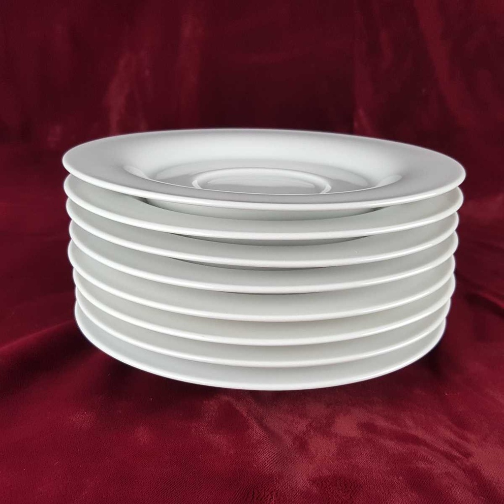 [2119079] 8er Set Untertasse 17,8 cm Arzberg Weiß gebraucht - gut Bild 3