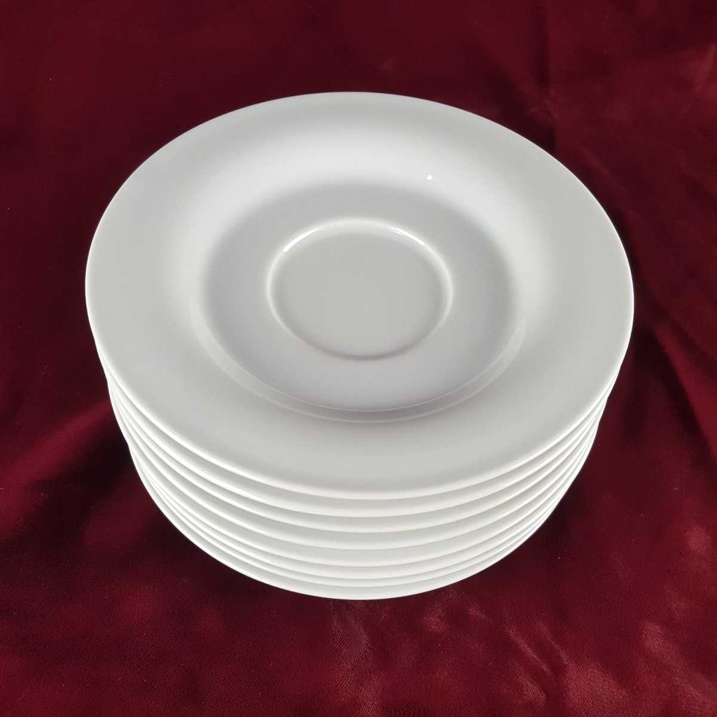 [2119079] 8er Set Untertasse 17,8 cm Arzberg Weiß gebraucht - gut Bild 4