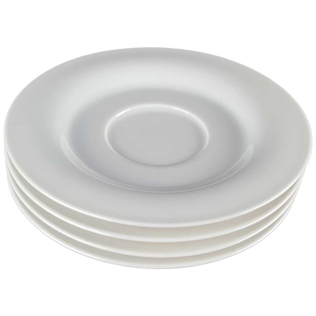 [2119081] 4er Set Untertasse Untertassen 17,8 cm Arzberg beige gebraucht - gut Bild 2
