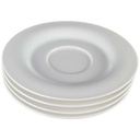 [2119081] 4er Set Untertasse Untertassen 17,8 cm Arzberg beige gebraucht - gut Bild 2