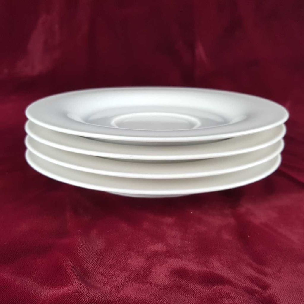 [2119081] 4er Set Untertasse Untertassen 17,8 cm Arzberg beige gebraucht - gut Bild 3