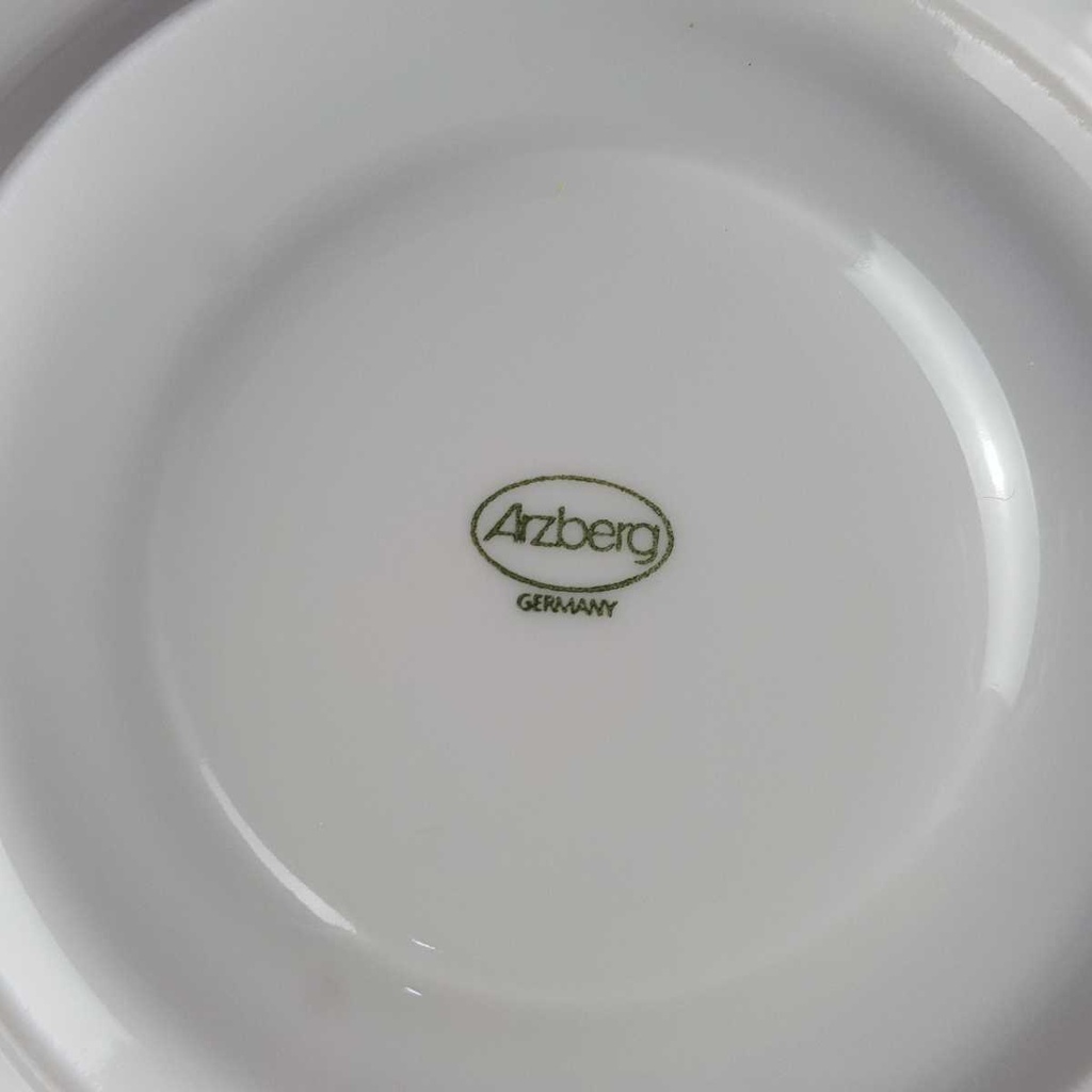 [2119081] 4er Set Untertasse Untertassen 17,8 cm Arzberg beige gebraucht - gut Bild 4