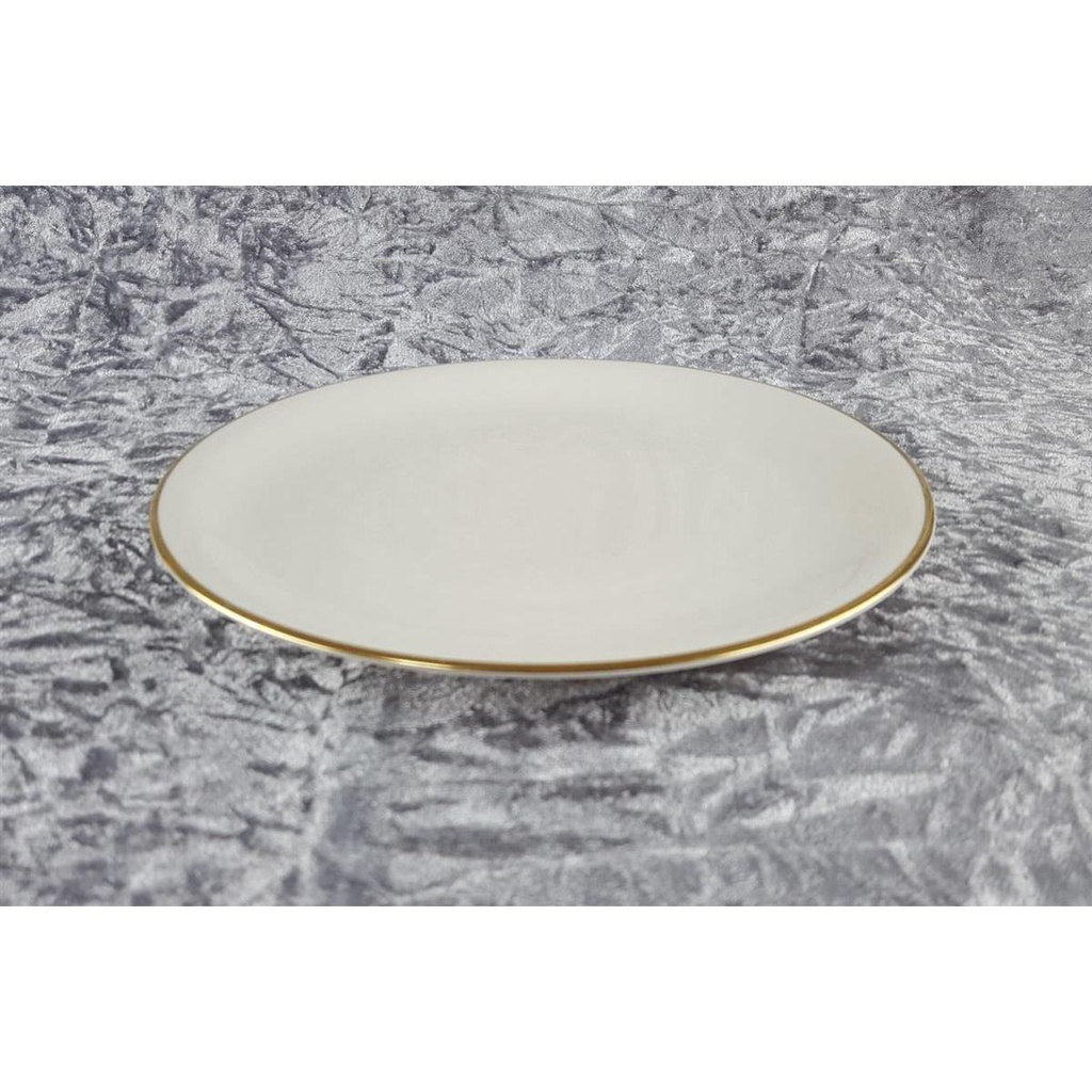 [458140747] Speiseteller Essteller Goldrand KPM Krister 0217 Elfenbein Beige Bild 2