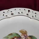 [2119082] 6er Set Kuchenteller Teller Golddekor Durchbrucharbeit 19,4 cm Waldershof Bavaria gebraucht - gut Bild 6