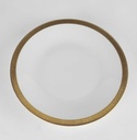[2119083] 5er Set Kuchenteller Dessertteller Golddekor 19,5 cm Hutschenreuther Arzberg weiß gebraucht - gut Bild 5