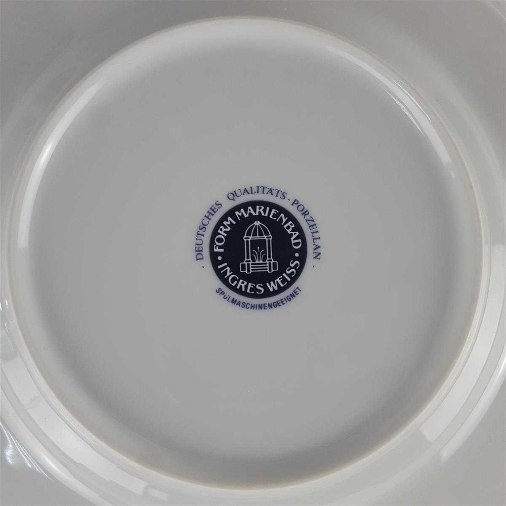 [458140754] Kuchenteller Dessertteller 19,8 cm Marienbad Ingres Weiss Blauband gebraucht - sehr gut Bild 2