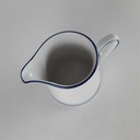 [458140757] Milchkännchen 0,2 L Marienbad Ingres Weiss Blauband gebraucht - sehr gut Bild 2