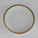 [2119084] 5er Set Kuchenteller Dessertteller Goldrand 19 cm Kahla Weiß gebraucht - gut Bild 4