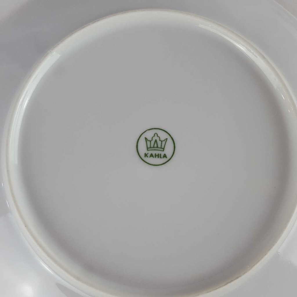 [2119084] 5er Set Kuchenteller Dessertteller Goldrand 19 cm Kahla Weiß gebraucht - gut Bild 7