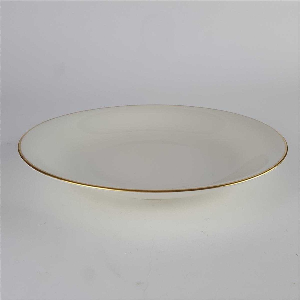[458140760] Suppenteller Goldrand 23 cm KPM Krister 0217 Elfenbein Beige Bild 2