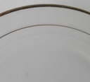 [2119085] 5er Set Kuchenteller Dessertteller Goldrand 18,5 cm Mitterteich Form 14004 Weiß Bavaria gebraucht - akzeptabel Bild 3