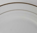 [2119085] 5er Set Kuchenteller Dessertteller Goldrand 18,5 cm Mitterteich Form 14004 Weiß Bavaria gebraucht - akzeptabel Bild 4