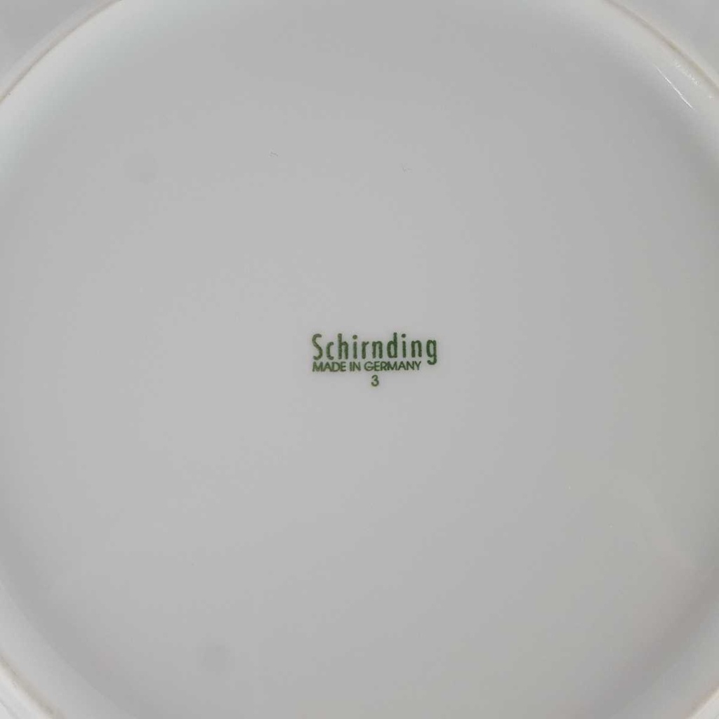 [458140764] Speiseteller Essteller 26,4 cm Schirnding Bavaria Relief weiß gebraucht - akzeptabel Bild 4