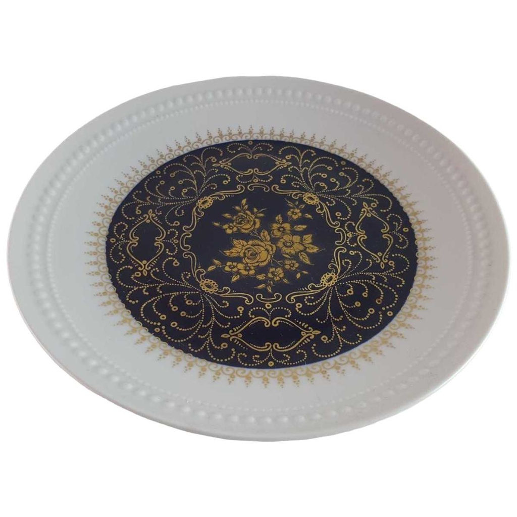 [45814079] Kuchenteller Golddekor 19 cm Reichenbach Echt Kobalt mit gebraucht - gut Bild 2