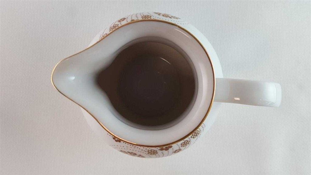 [45814088] Milchkännchen Graf von Henneberg Goldblummchen Rotpunkte gebraucht - gut Bild 5