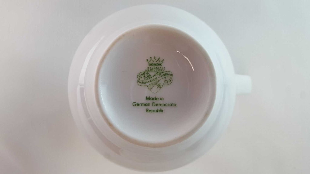 [45814088] Milchkännchen Graf von Henneberg Goldblummchen Rotpunkte gebraucht - gut Bild 6