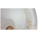 [45814089] Kuchenteller Dessertteller Frühstücksteller 19 cm Graf von Henneberg Goldblummchen Rotpunkte gebraucht - gut Bild 2