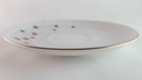 [45814090] Untertasse für Kaffee 14,6 cm Graf von Henneberg Goldblummchen Rotpunkte gebraucht - gut Bild 3
