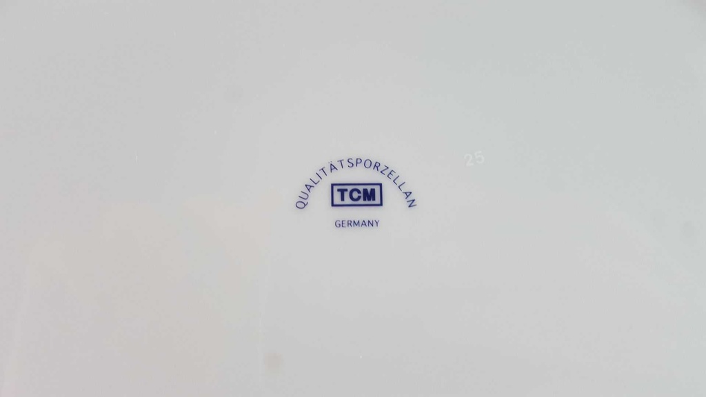 [45814094] Fleischplatte 31,8x21,5 cm TCM Tchibo Classica Dunkelblau gebraucht - sehr gut Bild 6