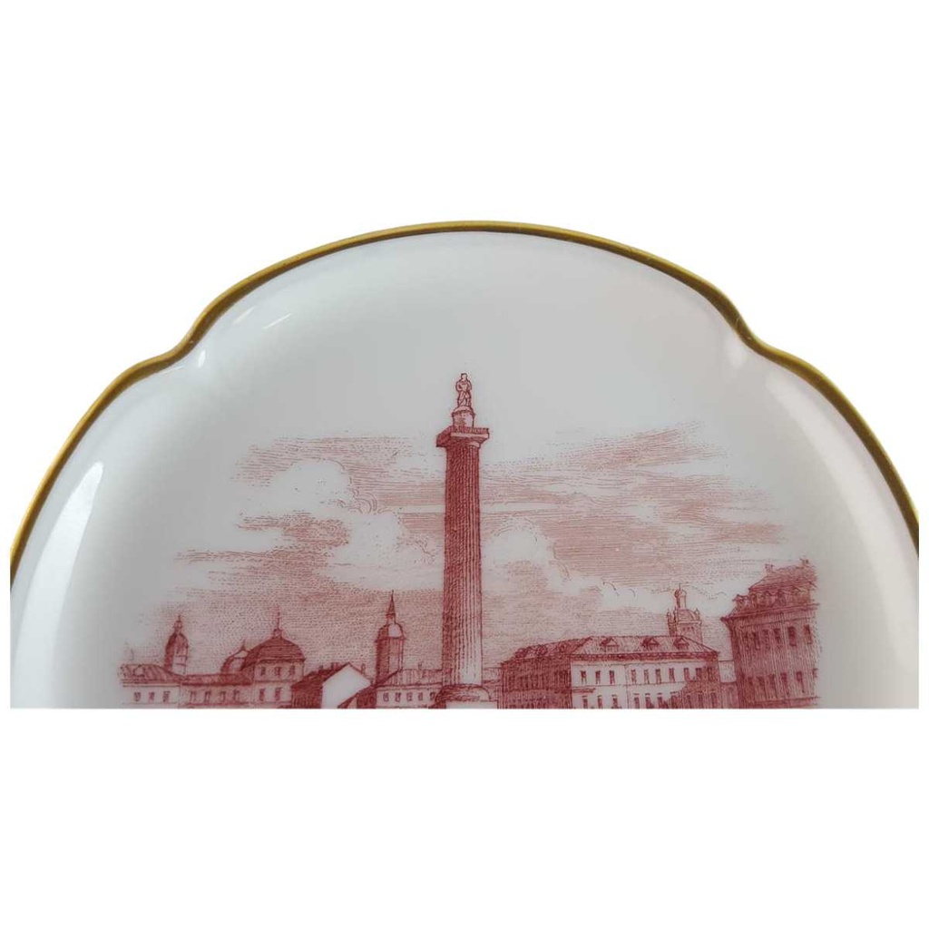 [45814124] Glasuntersetzer 10,3 cm Rosenthal Darmstadt Luisenplatz um 1860 gebraucht - sehr gut Bild 2