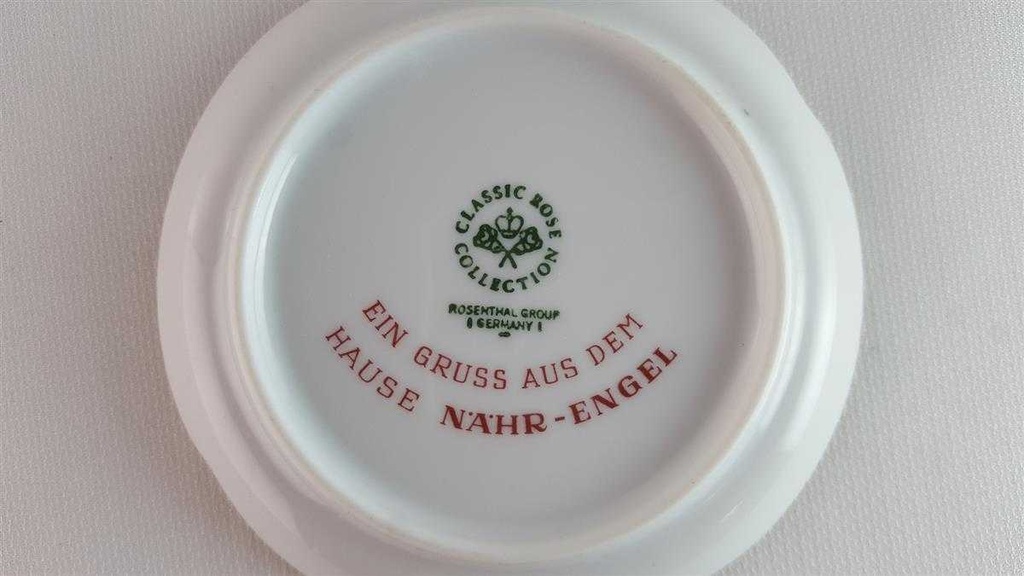 [45814126] Glasuntersetzer 10,5 cm Rosenthal Goch Rathaus um 1740 gebraucht - sehr gut Bild 3