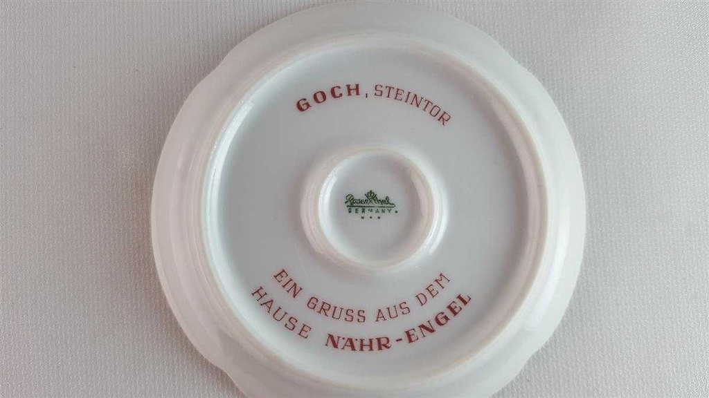 [45814129] Glasuntersetzer 10,3 cm Rosenthal Goch Steintor gebraucht - sehr gut Bild 3