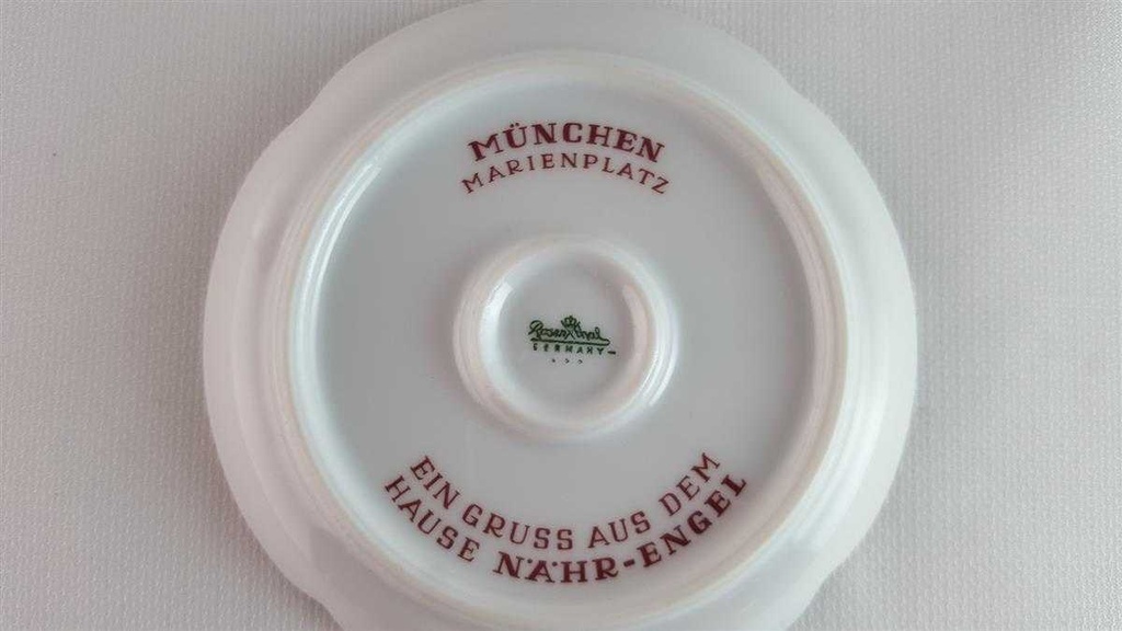 [45814132] Glasuntersetzer 10,2 cm Rosenthal München Marienplatz gebraucht - sehr gut Bild 3