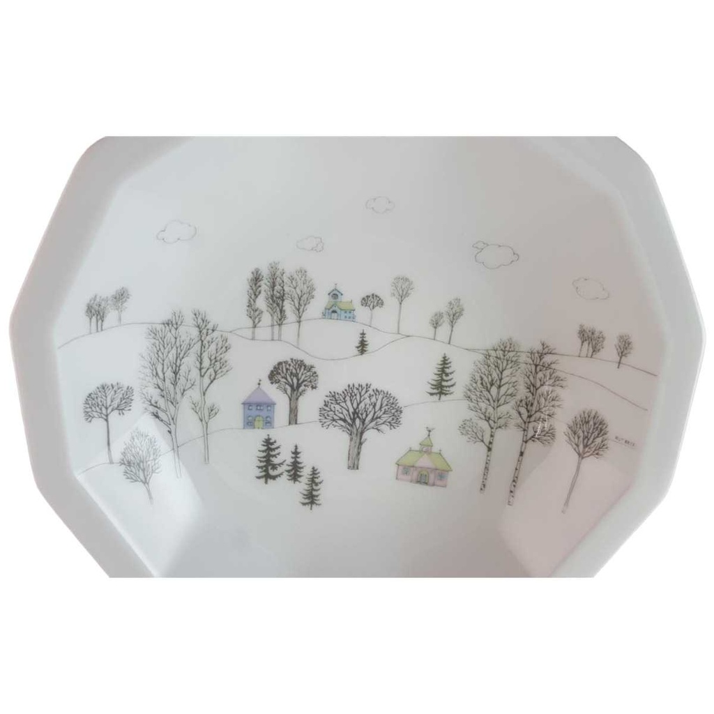 [45814146] Schale 18,5 cm Rosenthal Polygon Winterreise gebraucht - gut Bild 2
