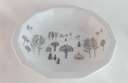 [45814146] Schale 18,5 cm Rosenthal Polygon Winterreise gebraucht - gut Bild 4