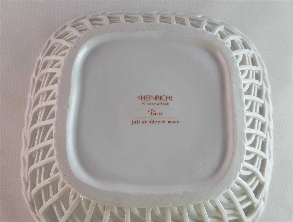 [45814151] Schale Durchbruchschale Durchbrucharbeit Villeroy & Boch Heinrich Paris gebraucht - sehr gut Bild 5