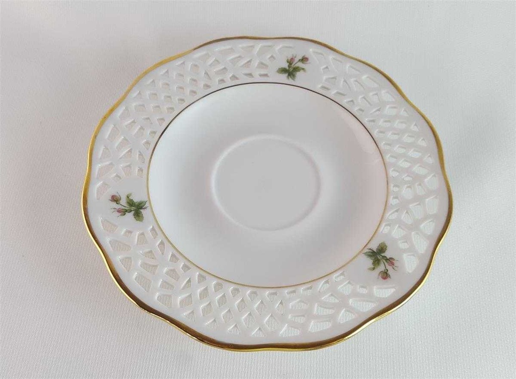 [45814156] Untertasse Durchbrucharbeit 15,4 cm Arabella Atelier Alte Formen gebraucht - gut Bild 4