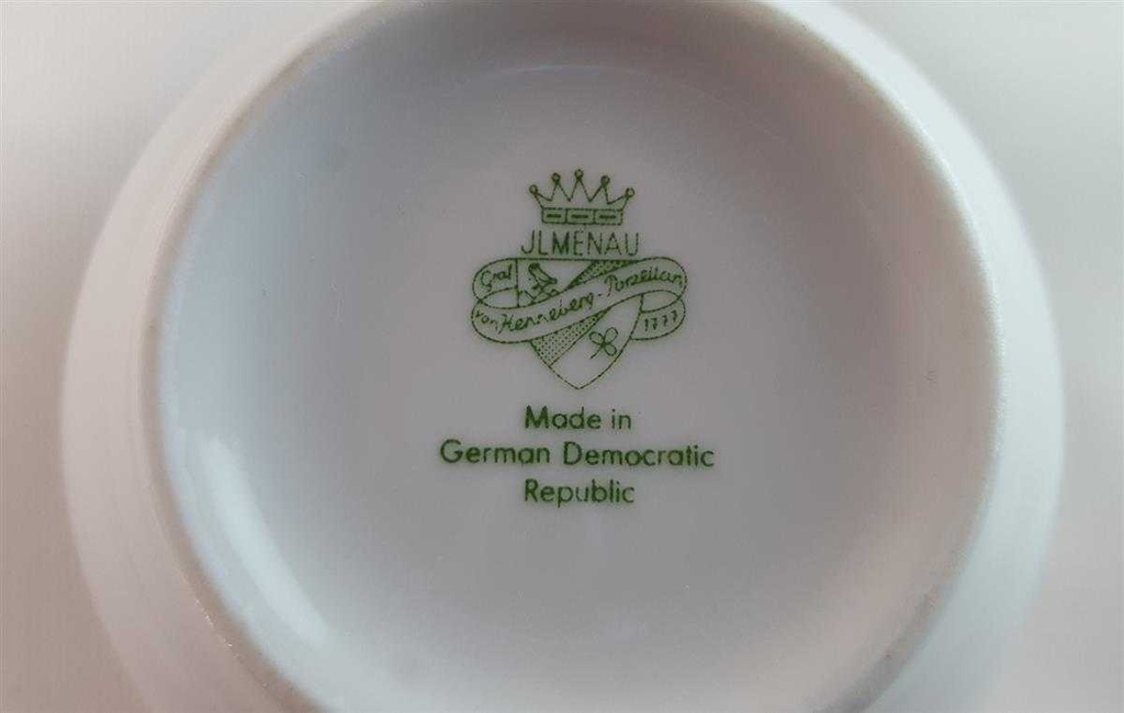 [45814171] Zuckerdose Graf von Henneberg Goldblummchen Rotpunkte gebraucht - akzeptabel Bild 5