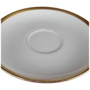 [458141806] Untertasse für Kaffee Goldrand 14,7 cm Eschenbach Alte Formen 5 mm gebraucht - gut Bild 2