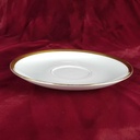 [458141806] Untertasse für Kaffee Goldrand 14,7 cm Eschenbach Alte Formen 5 mm gebraucht - gut Bild 3