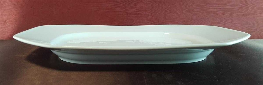 [45814183] Fleischplatte 32,5x24,8 cm Heinrich Facette Weiß gebraucht - gut Bild 4