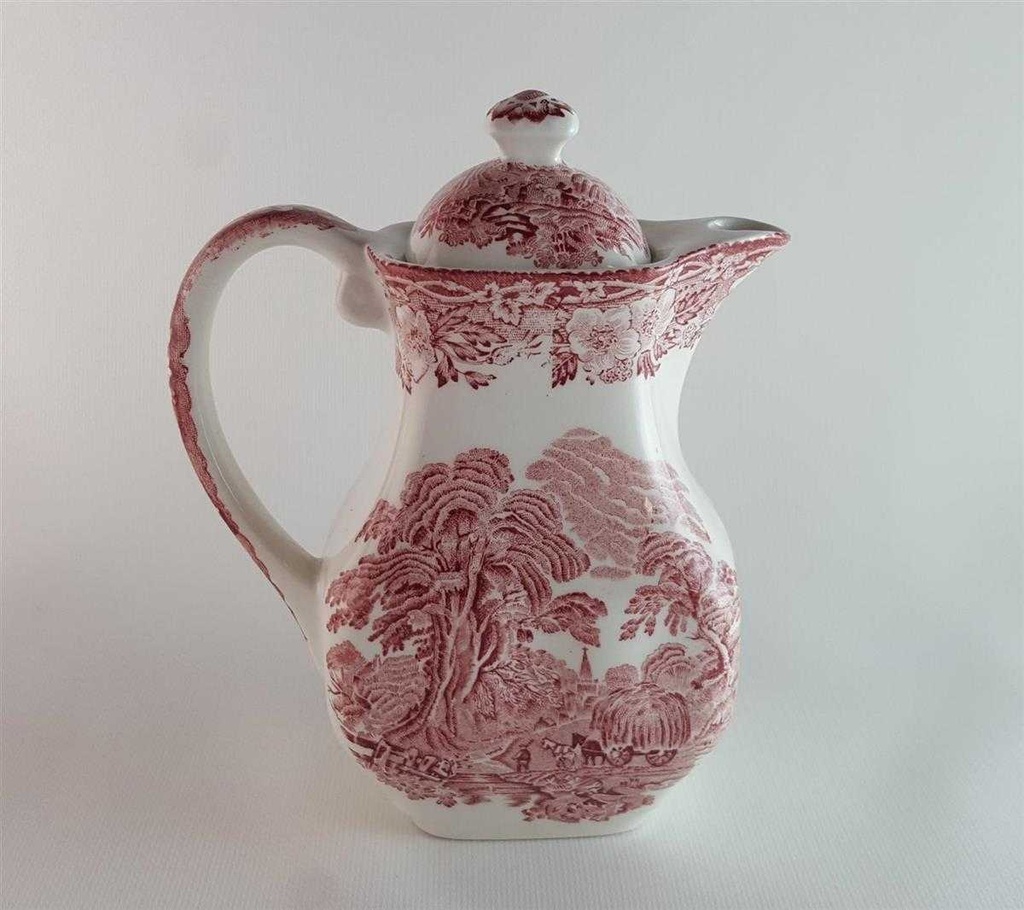 [45814186] Teekanne Krug Milchkanne mit Deckel Unicorn Tableware Woodland Rot gebraucht - sehr gut Bild 3