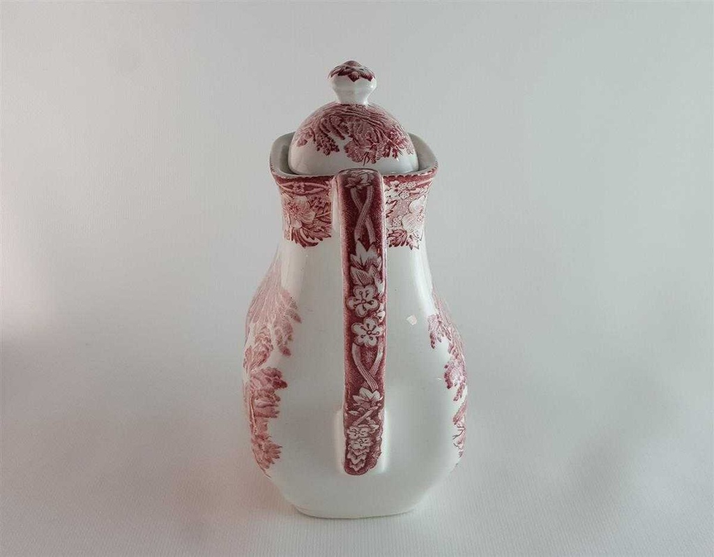 [45814186] Teekanne Krug Milchkanne mit Deckel Unicorn Tableware Woodland Rot gebraucht - sehr gut Bild 4