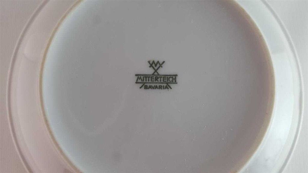 [45814199] Suppentasse Mitterteich Retrodekor Bunte Blume gebraucht - sehr gut Bild 4