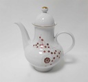 [45814206] Kaffeekanne Kanne 1,45 L Graf von Henneberg Goldblummchen Rotpunkte gebraucht - sehr gut Bild 3