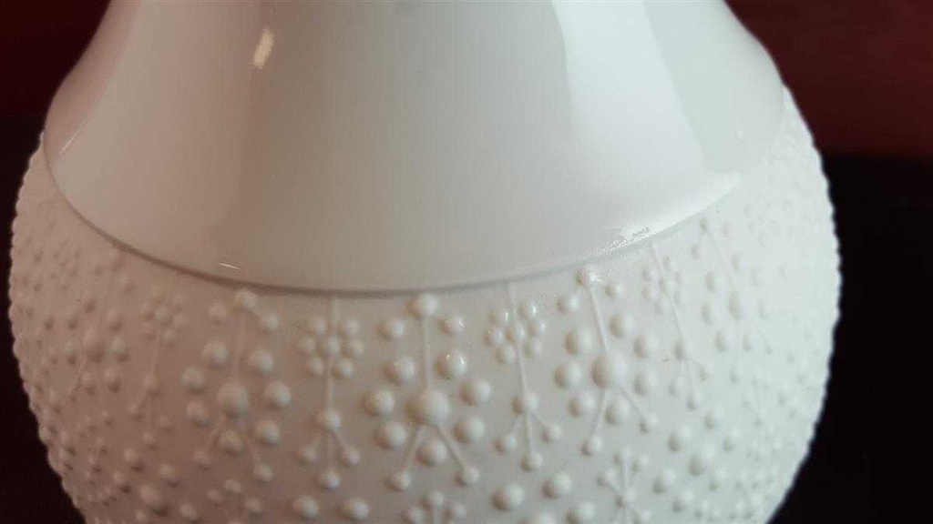 [45814223] Blumenvase Trichtervase 20,3 cm Thomas Porzellan Weiß gebraucht - sehr gut Bild 3