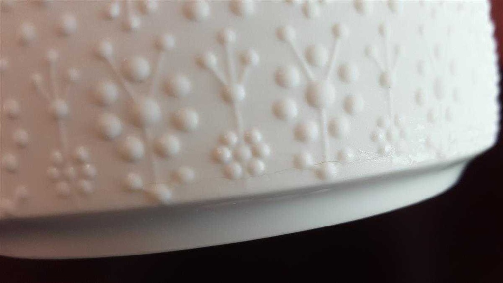 [45814223] Blumenvase Trichtervase 20,3 cm Thomas Porzellan Weiß gebraucht - sehr gut Bild 5