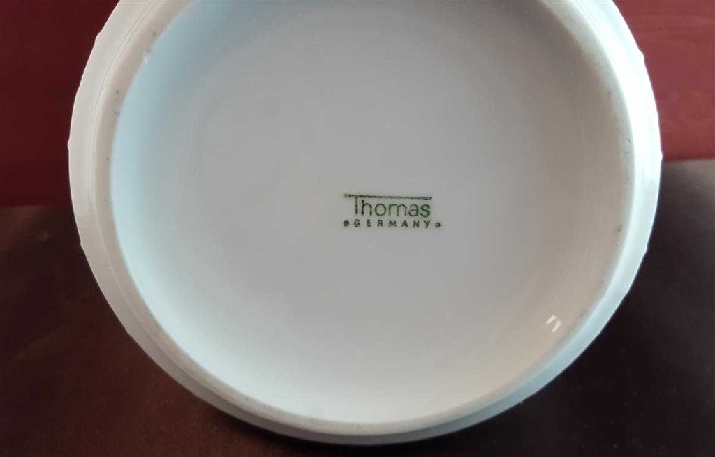 [45814223] Blumenvase Trichtervase 20,3 cm Thomas Porzellan Weiß gebraucht - sehr gut Bild 6