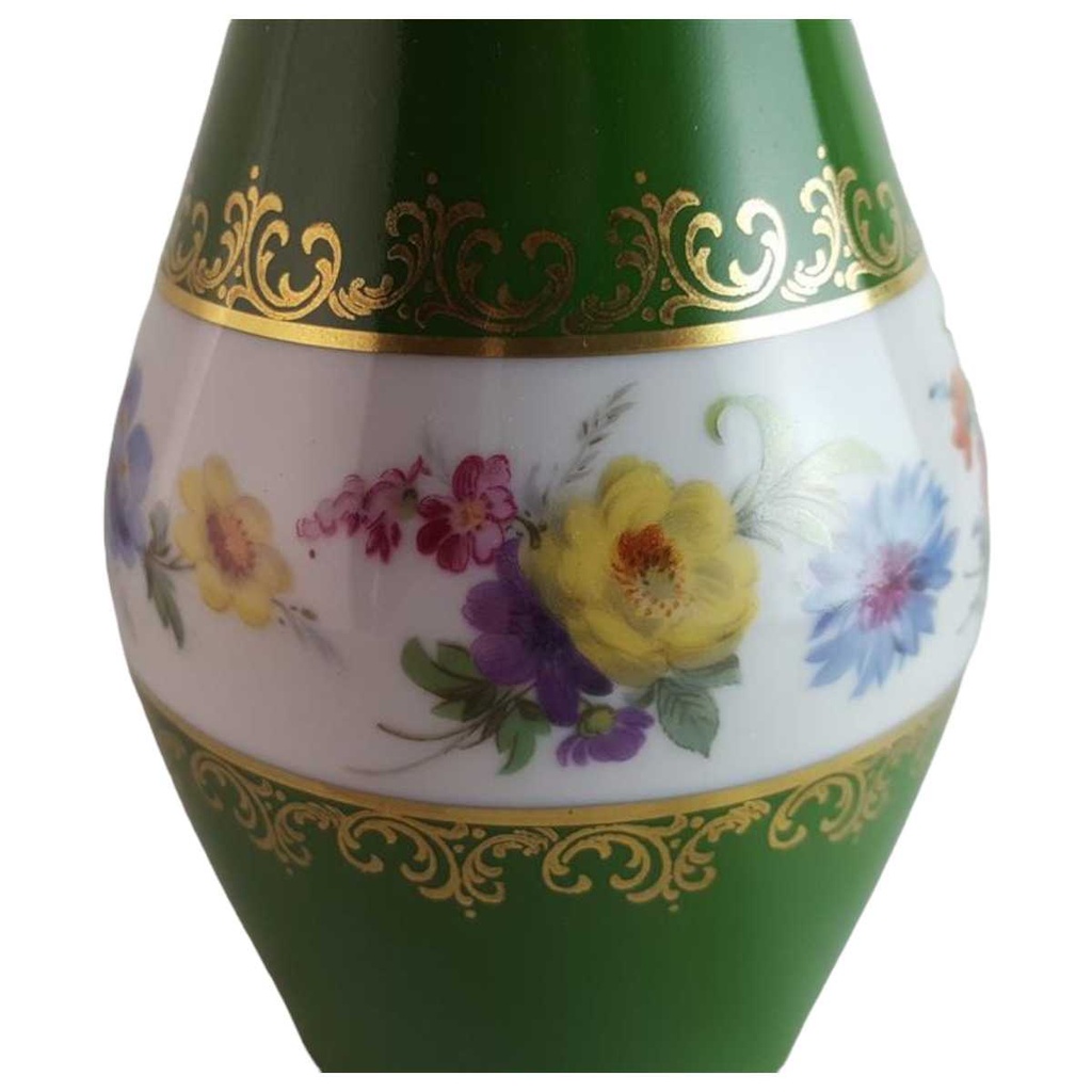 [45814228] Vase Blumenvase handgemalt Handarbeit 20,5 cm Lindner Porzellan gebraucht - sehr gut Bild 2
