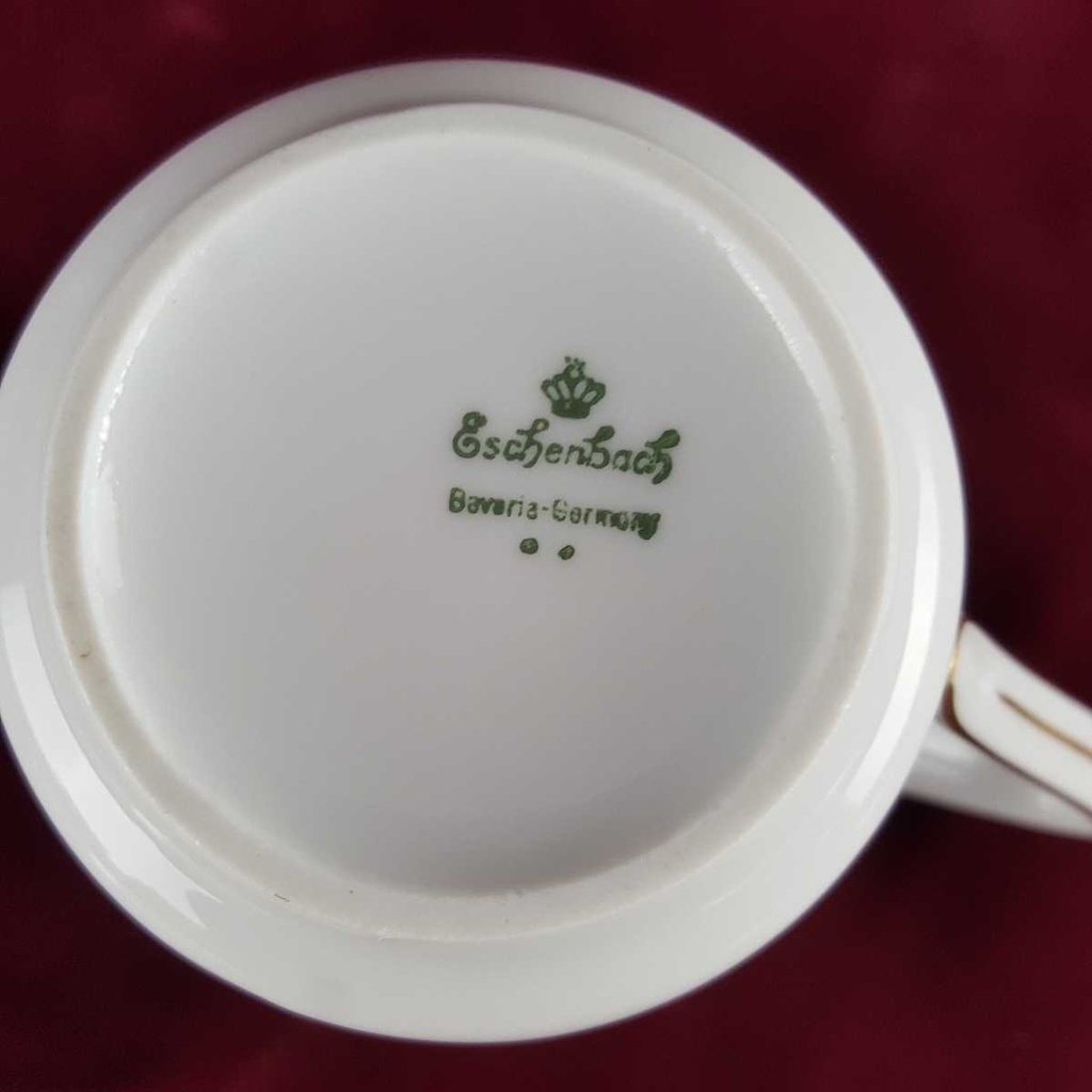 [458142311] Kaffeetasse Goldrand Eschenbach Alte Formen 4 mm gebraucht - gut Bild 5