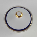 [458142325] Zuckerdose Goldrand Jaeger & Co PMR Blau gebraucht - gut Bild 3
