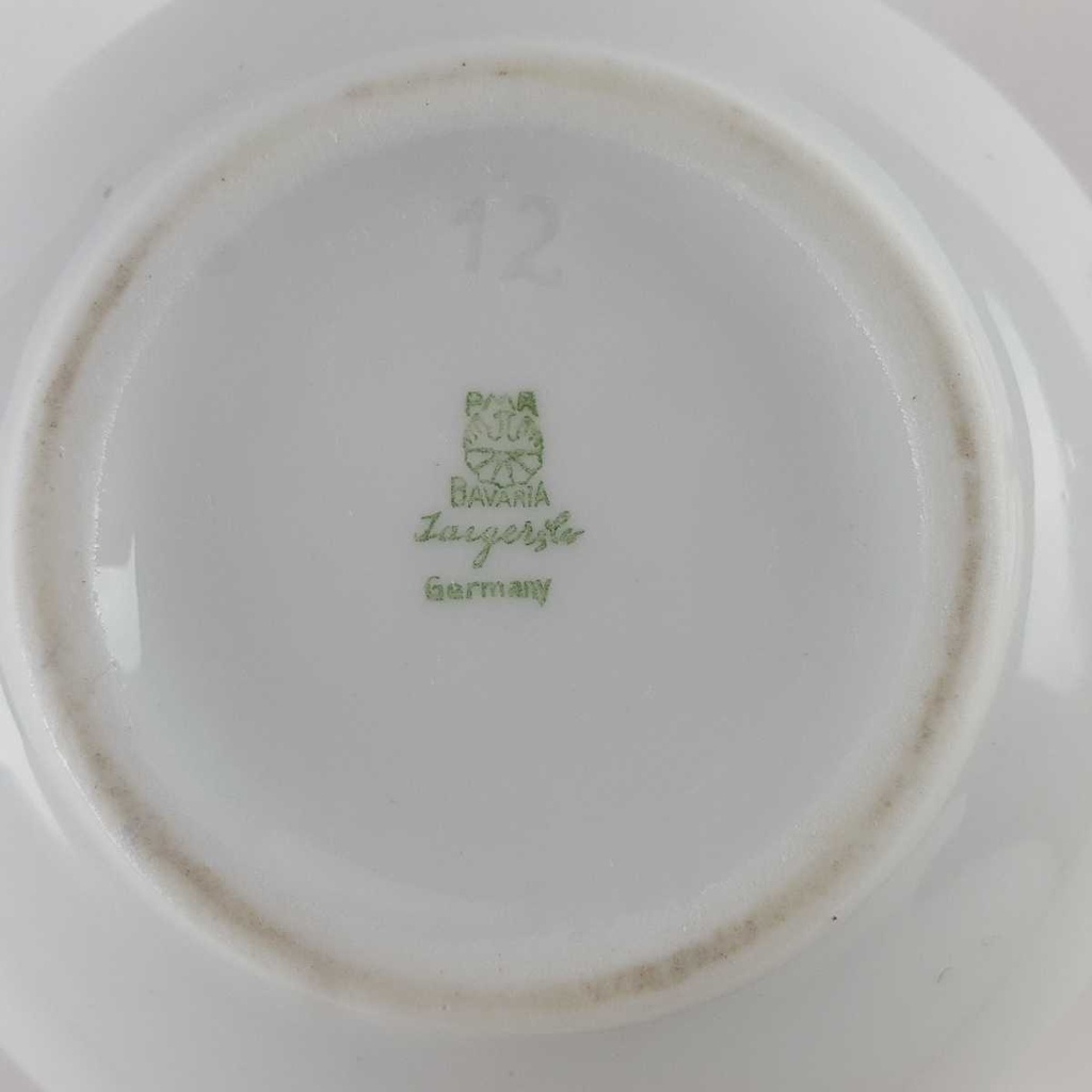 [458142325] Zuckerdose Goldrand Jaeger & Co PMR Blau gebraucht - gut Bild 5